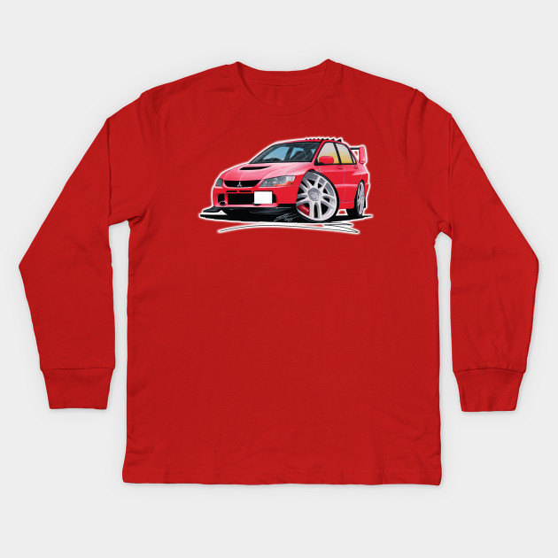 Mitsubishi Evo IX Red Caricature